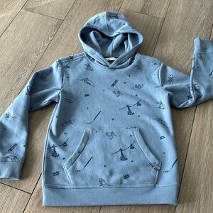 Blue Ski Hoodie